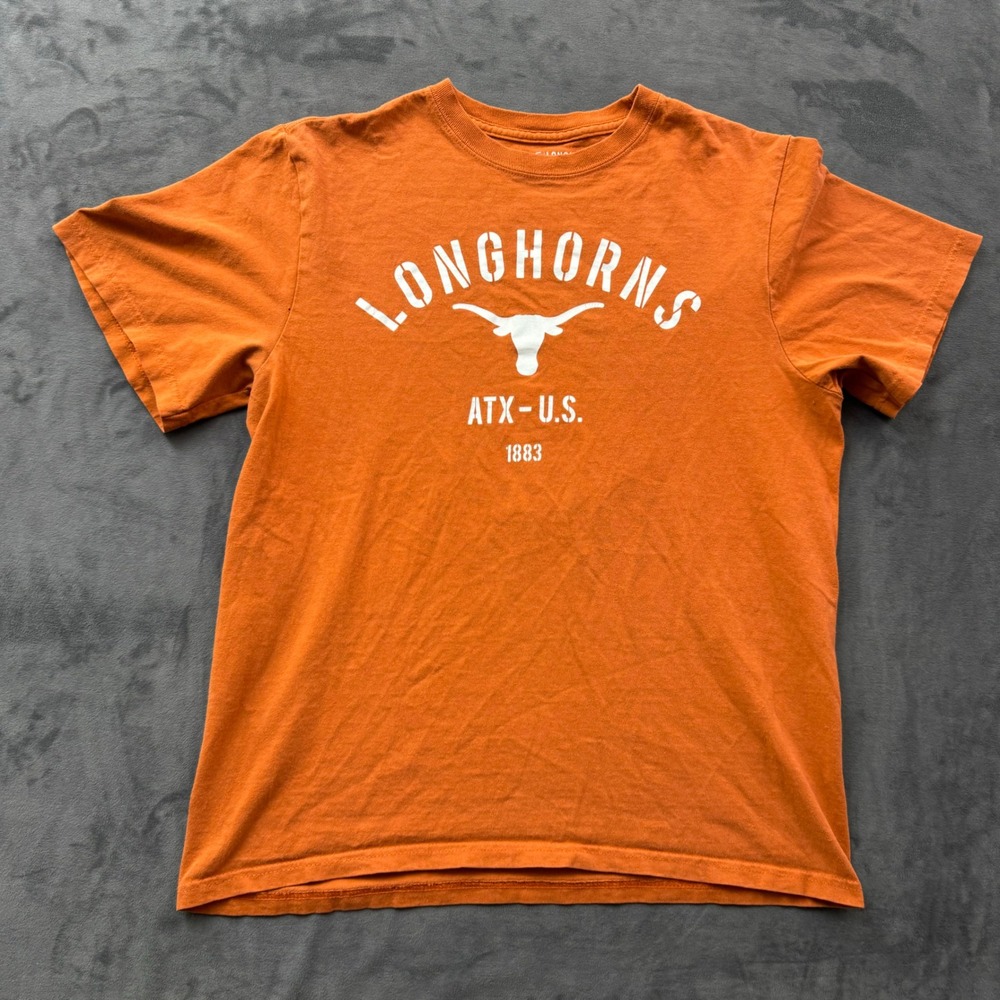 Texas Longhorns Graphic T-Shirt Burnt Orange ATX 1883 Mens Medium
